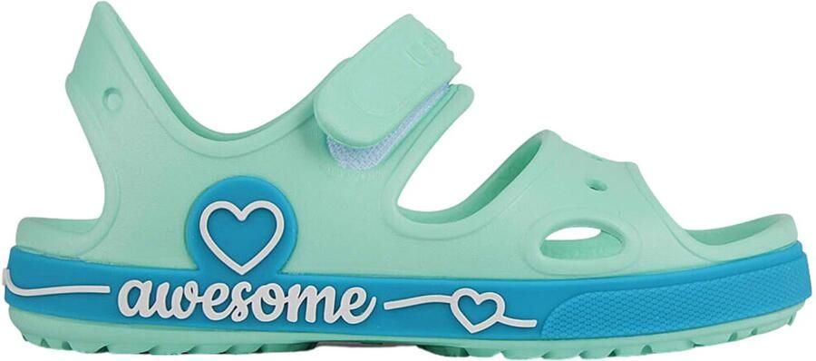 Coqui Sandalen Kinderen Yogi Mintgroen-Turquoise