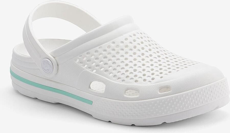 Coqui Women s clogs lindo white white lt. mint