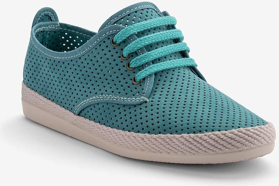 Coqui Women s espadrillas isla aquamarine