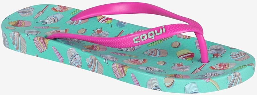 Coqui Women s flip flops kaja cupcake fuchsia