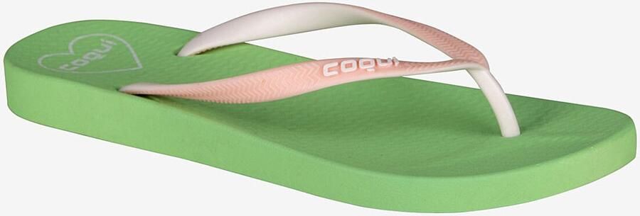 Coqui Women s flip flops kaja lt. lime candy pink