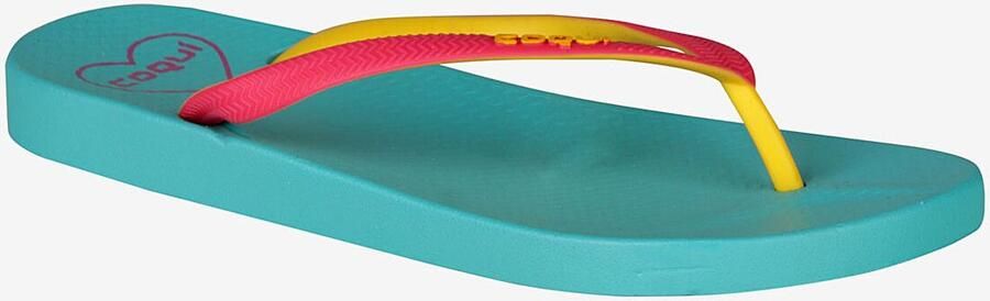 Coqui Women s flip flops kaja turquoise lt. fuchsia