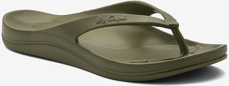 Coqui Women s flip flops naitiri army green