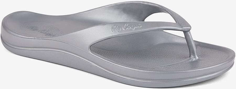 Coqui Women s flip flops naitiri silver grey