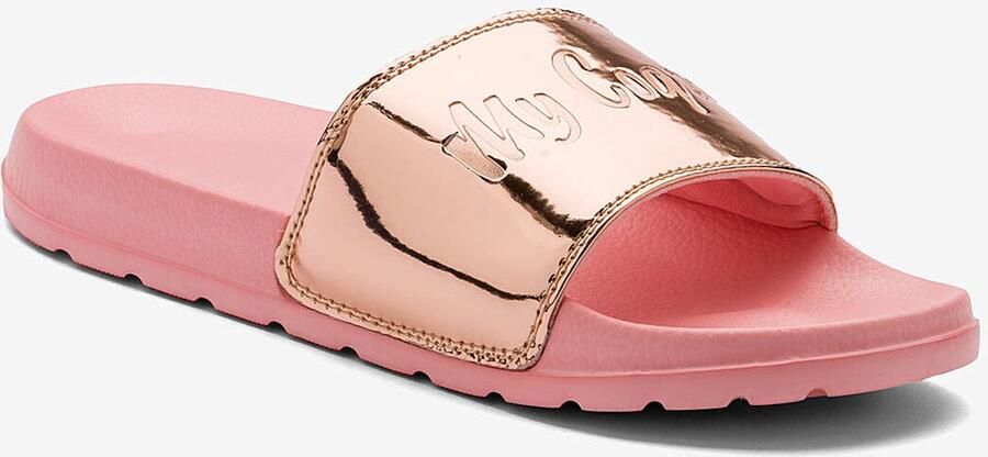 Coqui Women s slides cleo powder pink metallic pink
