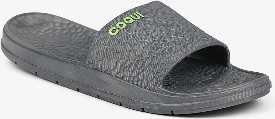 Coqui Grijze rune heren slippers 42-43 lichtgewicht & comfort