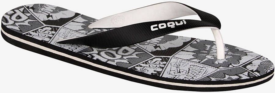 Coqui Heren kare 7904 comic slippers licht & duurzaam