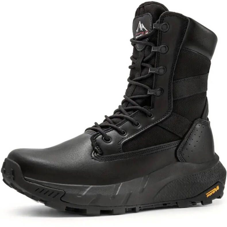 Corenia Tactische Boots Outdoor Schoenen Wandelschoenen Werklaarzen Militair Boots Lichtgewicht & Ademend Antislip Zool Zwart