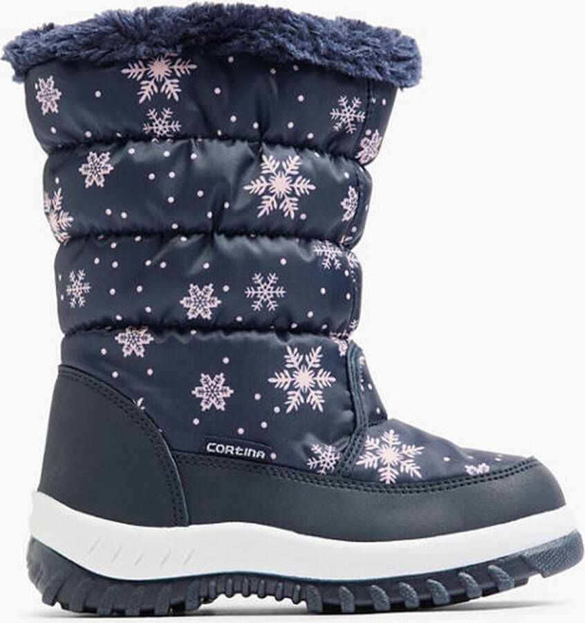 Cortina snowboots donkerblauw