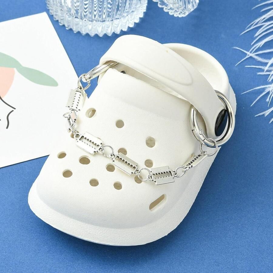 Cosensi Metalen Schoenen Ketting Spikes Charms Hip-hop Stijl Roestvrij Staal Punk Klinknagels Sneakers & Laarzen Decoratie Accessoires