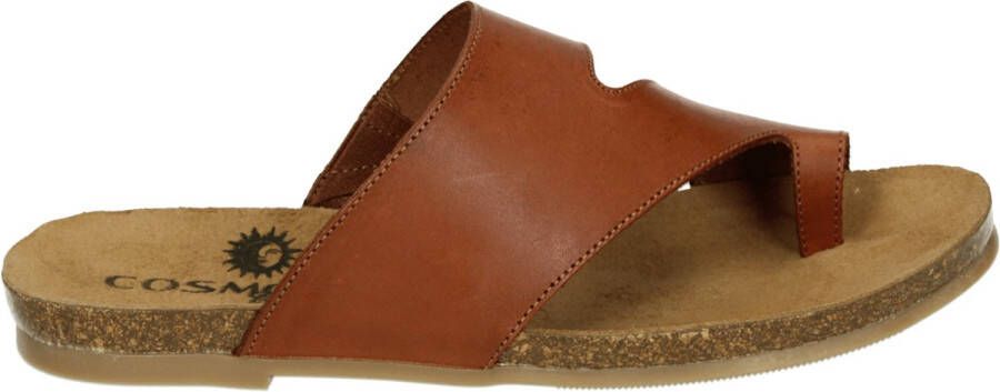 COSMOS 6106703~~~~~~~~~~~~~~~~~~~~~~~ Dames slippers Cognac