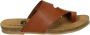 COSMOS 6106703~~~~~~~~~~~~~~~~~~~~~~~ Dames slippers Cognac - Thumbnail 3