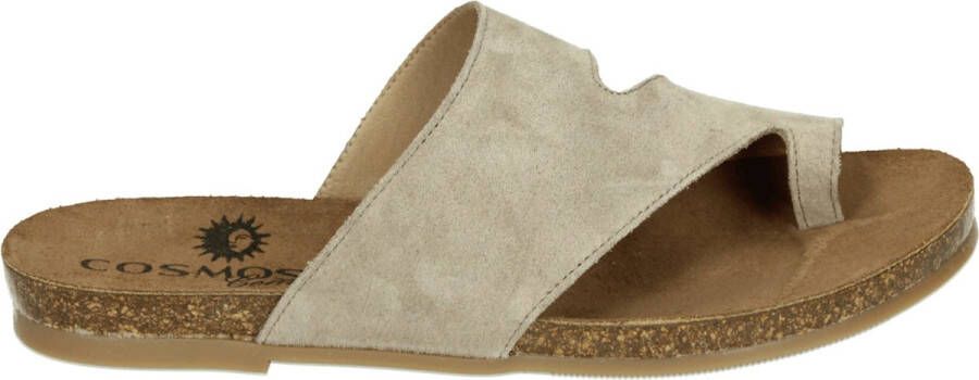 COSMOS 6106703 Volwassenen Platte sandalen Taupe