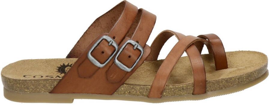 COSMOS 6106801~~~~~~~~~~~~~~~~~~~~~~~ Dames slippers Cognac