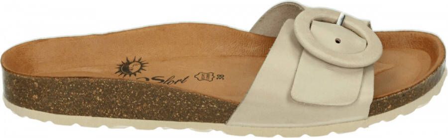 Cosmos 6186705 Volwassenen Dames slippers Kleur Wit beige