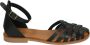 COSMOS 6308801 Platte sandalenDames Sandalen Zwart - Thumbnail 1