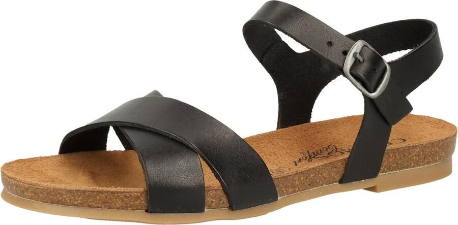 COSMOS COMFORT sandalen met riem Zwart
