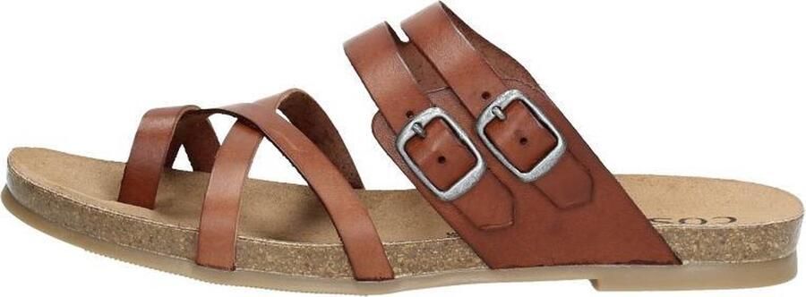 COSMOS 6106801~~~~~~~~~~~~~~~~~~~~~~~ Dames slippers Cognac - Foto 14