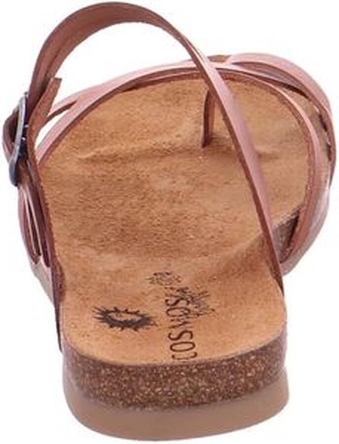 COSMOS 6106801~~~~~~~~~~~~~~~~~~~~~~~ Dames slippers Cognac - Foto 5