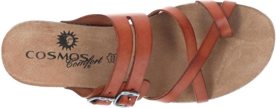 COSMOS 6106801~~~~~~~~~~~~~~~~~~~~~~~ Dames slippers Cognac - Foto 11