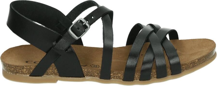 COSMOS 6106807 Platte sandalen Dames Sandalen Zwart