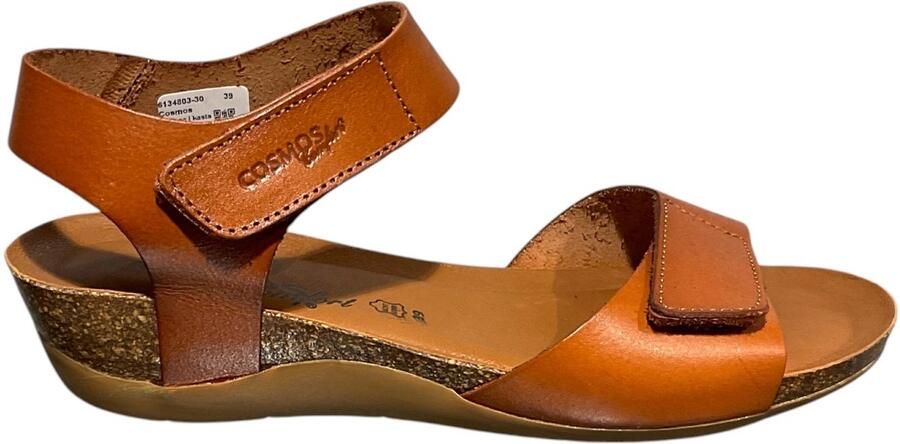 COSMOS 6134803 Sandalen met hak Dames Sandalen Cognac