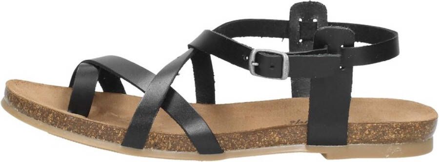 COSMOS Sandalen Plat Sandalen Plat zwart - Foto 6