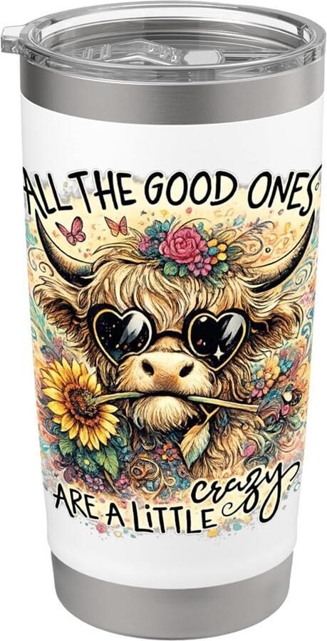 Cow Hart Zitat Kunst Thermobeker