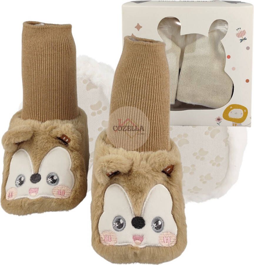 Cozella Schattige Baby Sloffen: Comfort en stijl voor je kleintje Baby Schoentjes Sloffen Slofjes Baby Eekhoorn