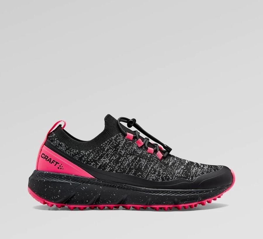 Craft Nordic Fuseknit W All Terrain Running Shoe Pink Black Dames