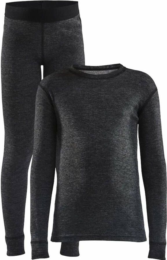 Craft Jungen Sportschuhe Kinder Set Wool Merino Junior 139125 Black