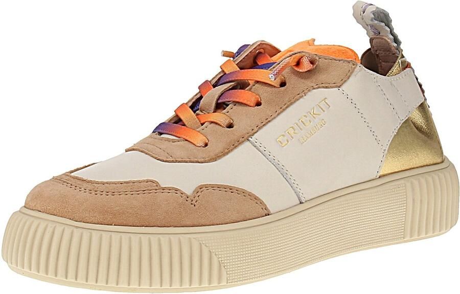 Crickit Oakli Damestrainers Wit-Goud