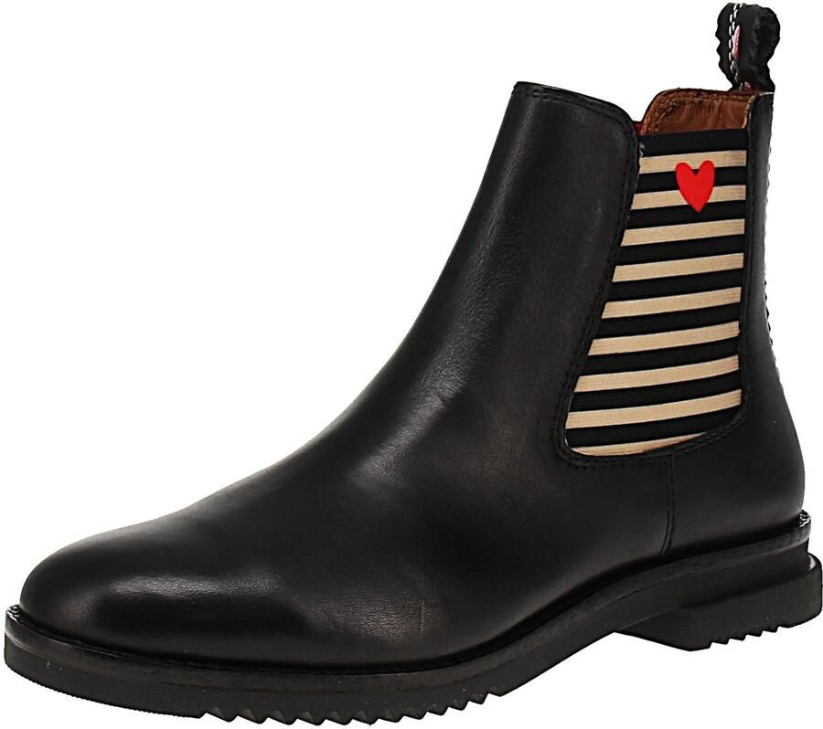 Crickit Unna Damesboots Zwart-Hart