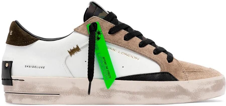 Crime London 10105aa9 Sk8 Deluxe Schoenen Wit Man