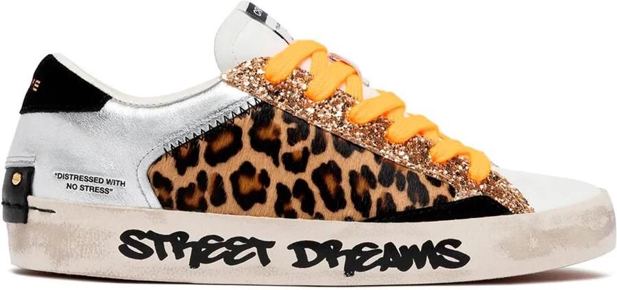Crime London 23004aa9 Distressed Schoenen Bruin Vrouw