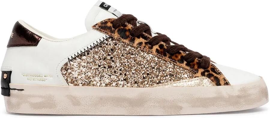 Crime London 23008aa9 Distressed Schoenen Goud Vrouw