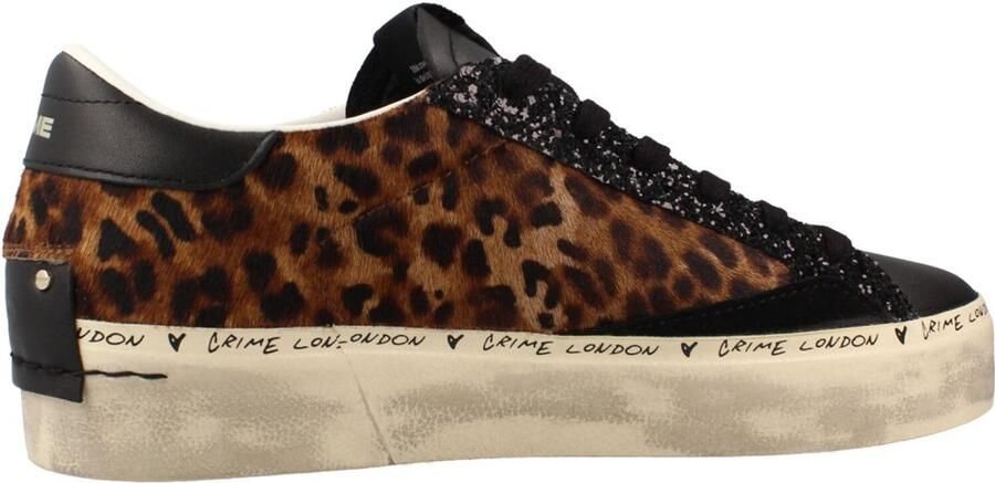 Crime London Distressed Platform Schoenen Bruin Vrouw
