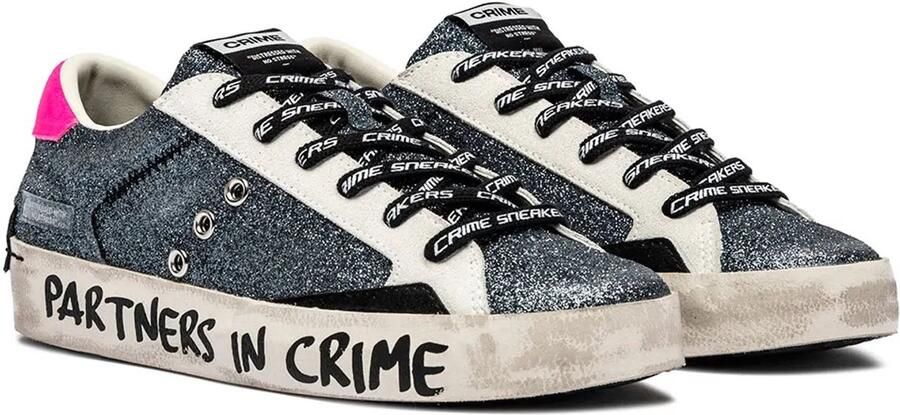 Crime London Distressed Schoenen Grijs Vrouw