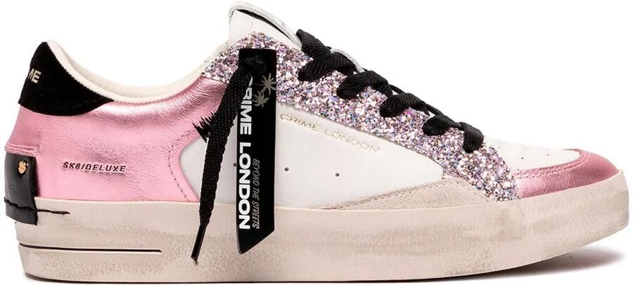 Crime London Distressed Schoenen Roze Vrouw