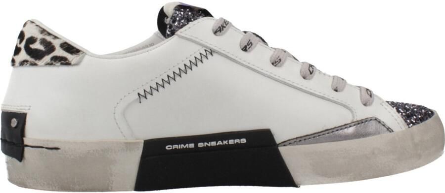 Crime London Distressed Schoenen Wit Vrouw