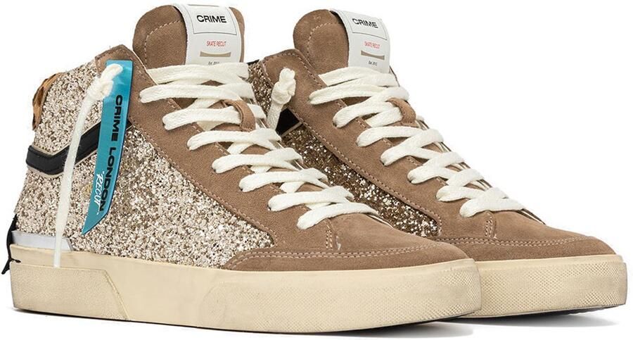 Crime London Recut High Schoenen Beige Vrouw