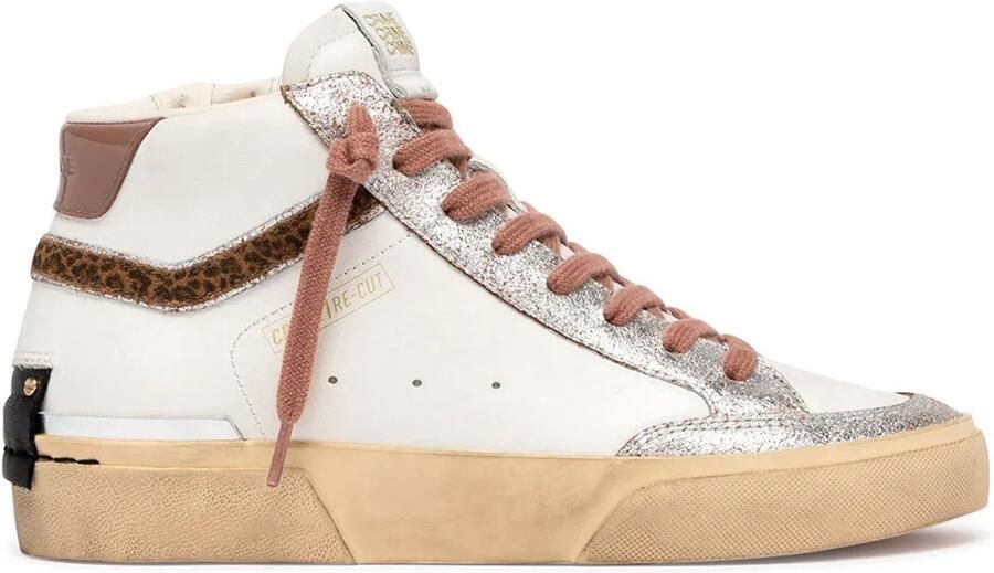 Crime London Recut High Schoenen Wit Vrouw