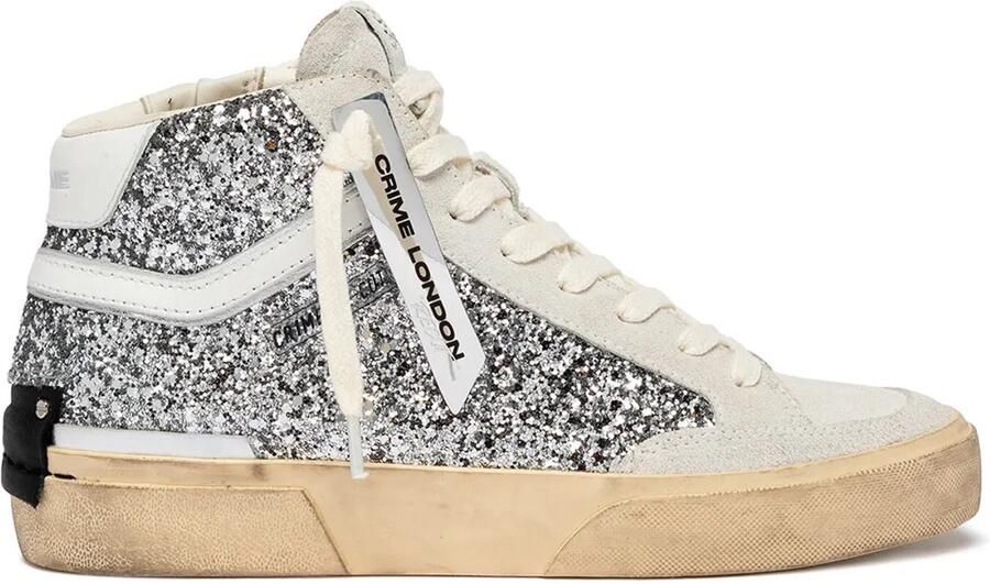 Crime London Recut High Schoenen Zilver Vrouw