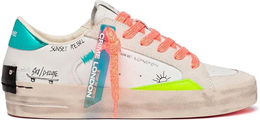 Crime London Sk8 Deluxe 29106pp8 Schoenen Wit Vrouw