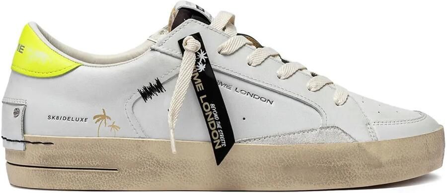 Crime London Sk8 Deluxe Schoenen Wit Man
