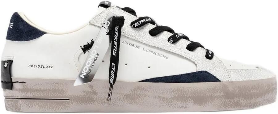 Crime London Sk8 Deluxe Schoenen Wit Man