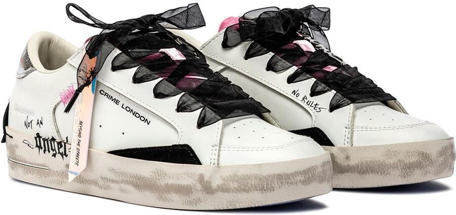 Crime London Sk8 Deluxe Schoenen Wit Vrouw
