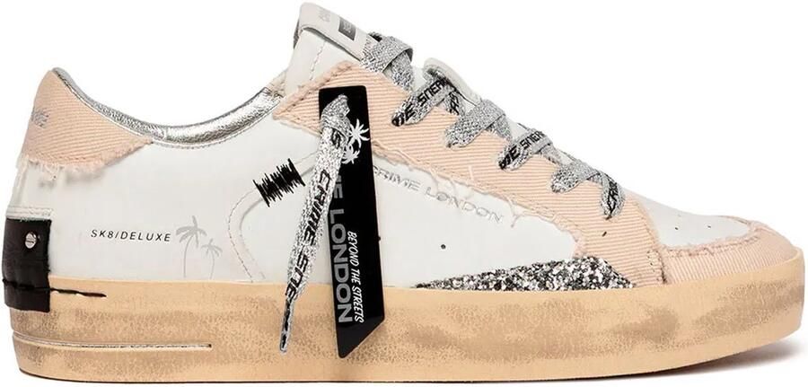 Crime London Sk8 Deluxe Schoenen Wit Vrouw
