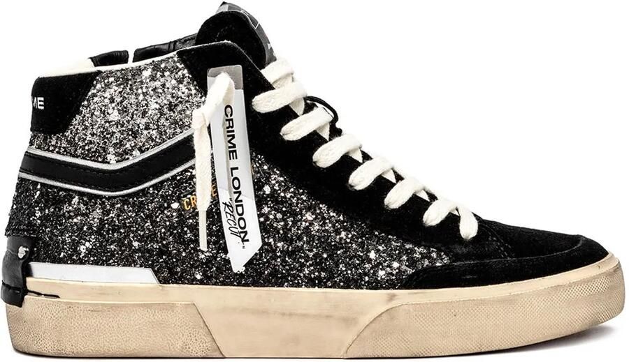 Crime London Sk8 Recut High Schoenen Zwart Vrouw