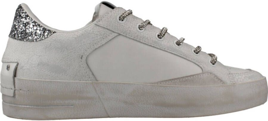 Crime London dames sneaker Miami wit leder